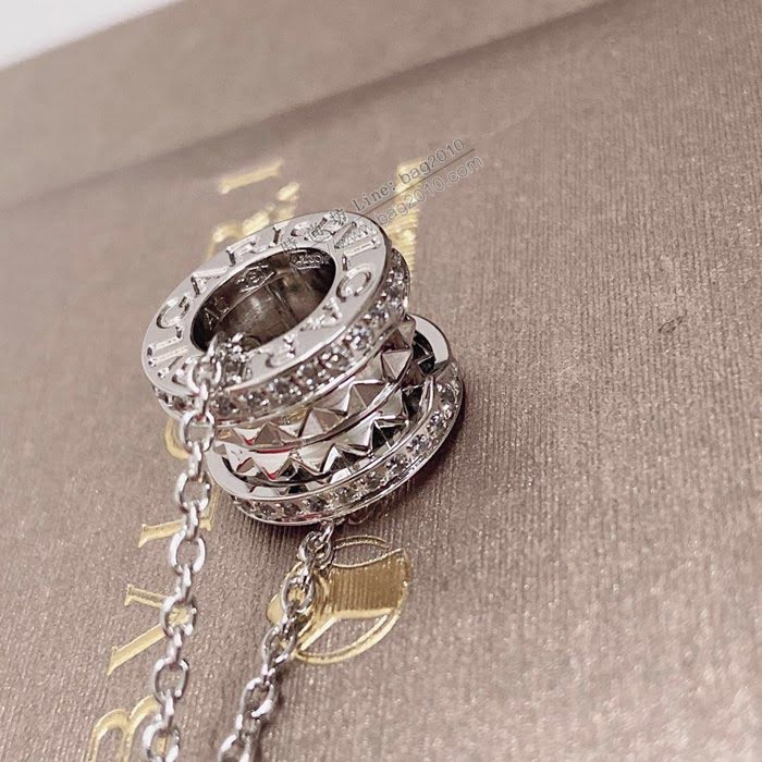 Bvlgari飾品 寶格麗新款銀色項鏈 專櫃精工版高品質  zgbq3017